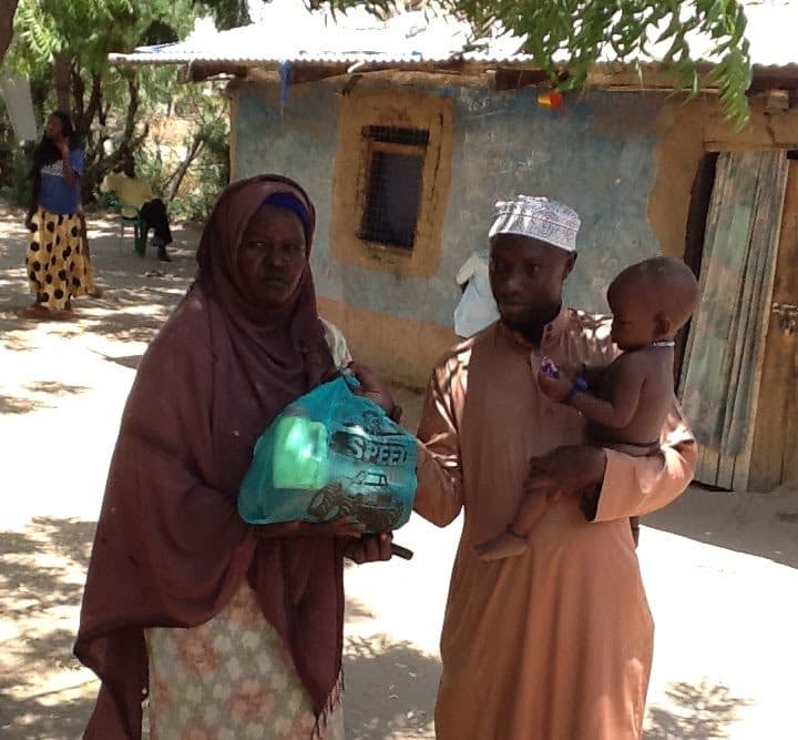 Food parcels in Turkana
